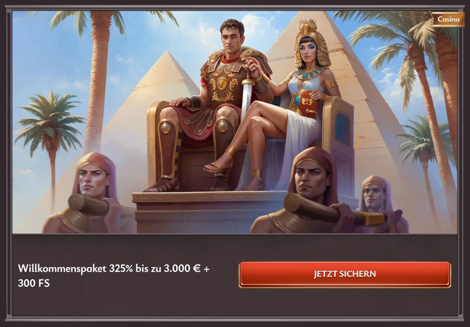 Willkommensbonus für neue Spieler im vicibet Casino — 325%, 3.000 €
