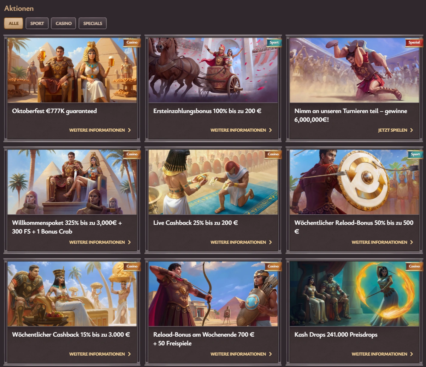 Vicibet Bonus und Promotionen